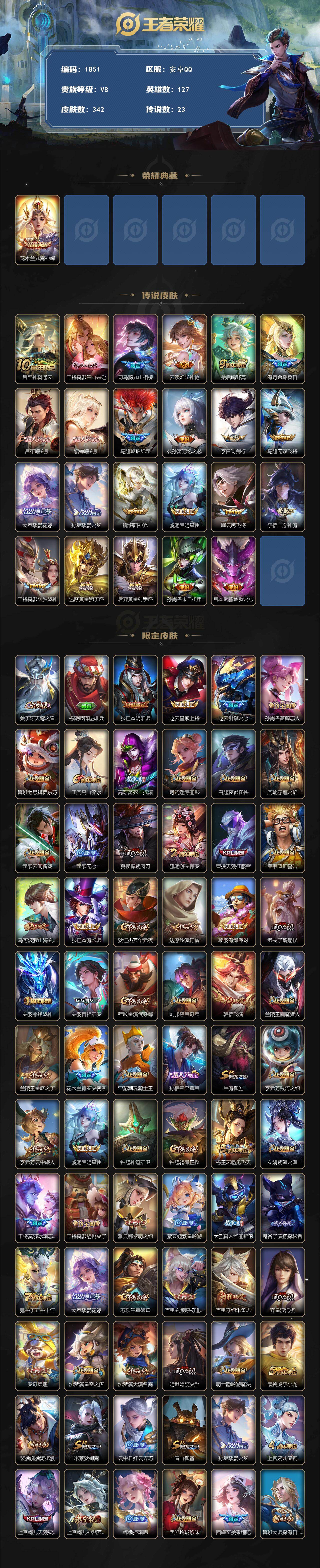 WZQM471298王者荣耀账号详情图3