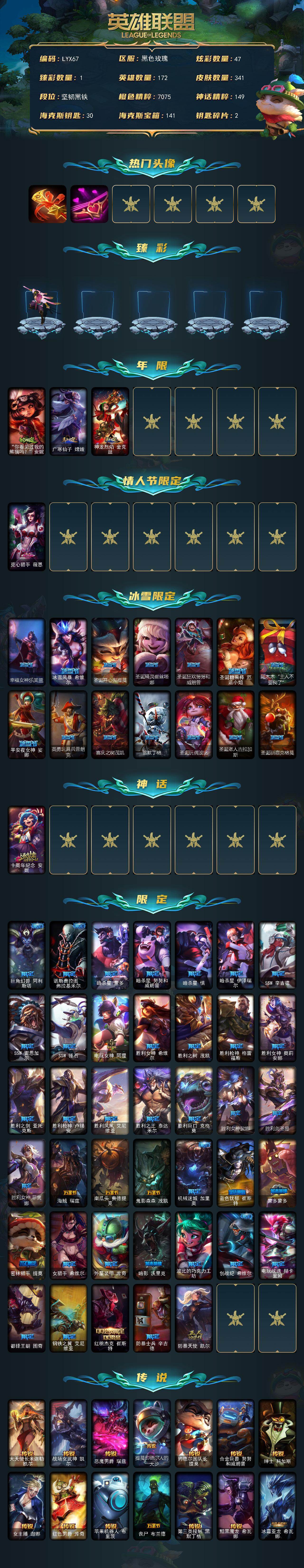 LOLLX49389英雄联盟账号详情图2