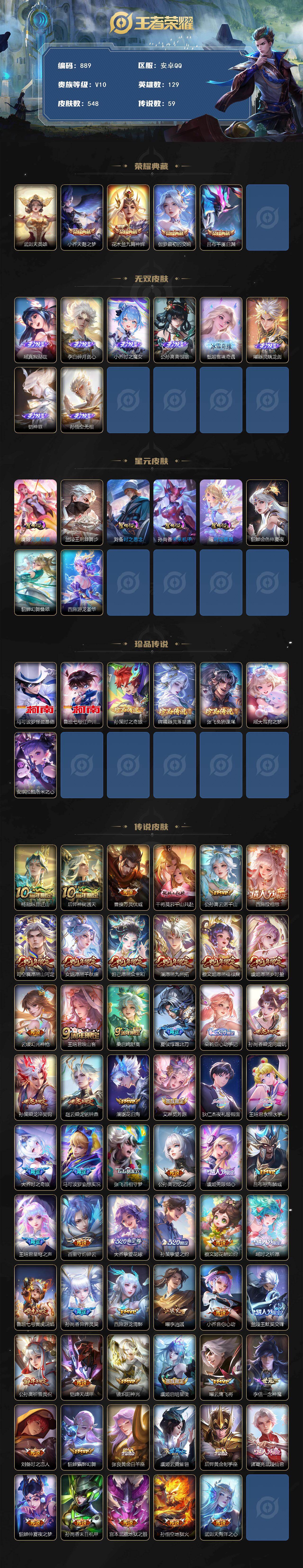 WZCMW496261王者荣耀账号详情图2