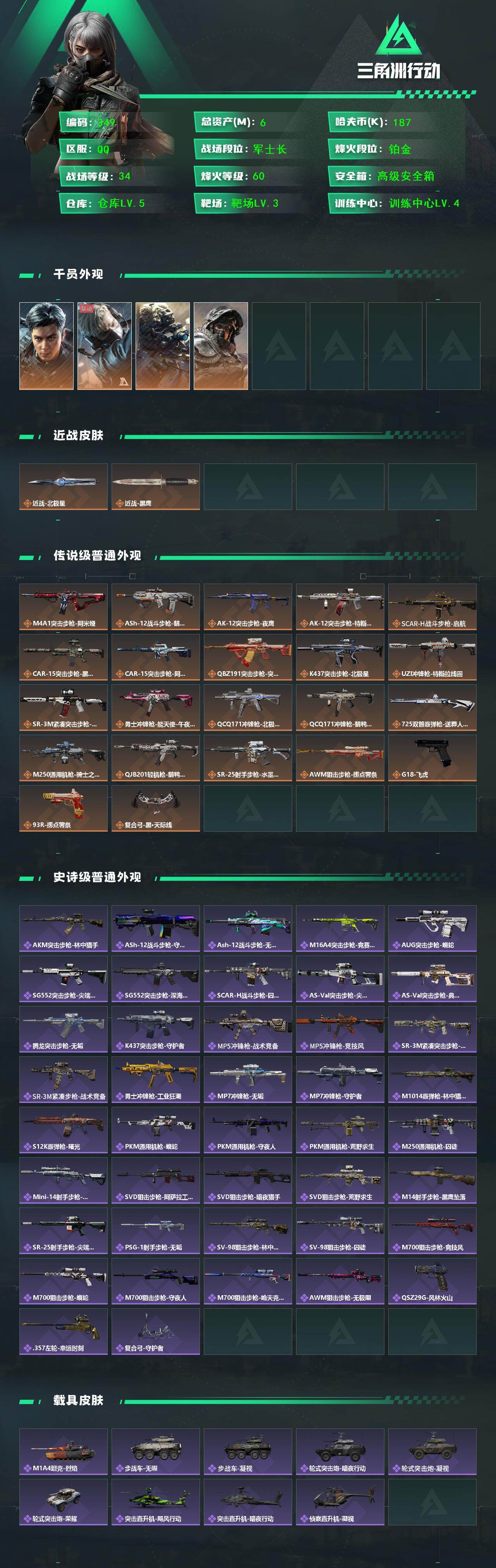 SJZCMW425964三角洲行动账号详情图2