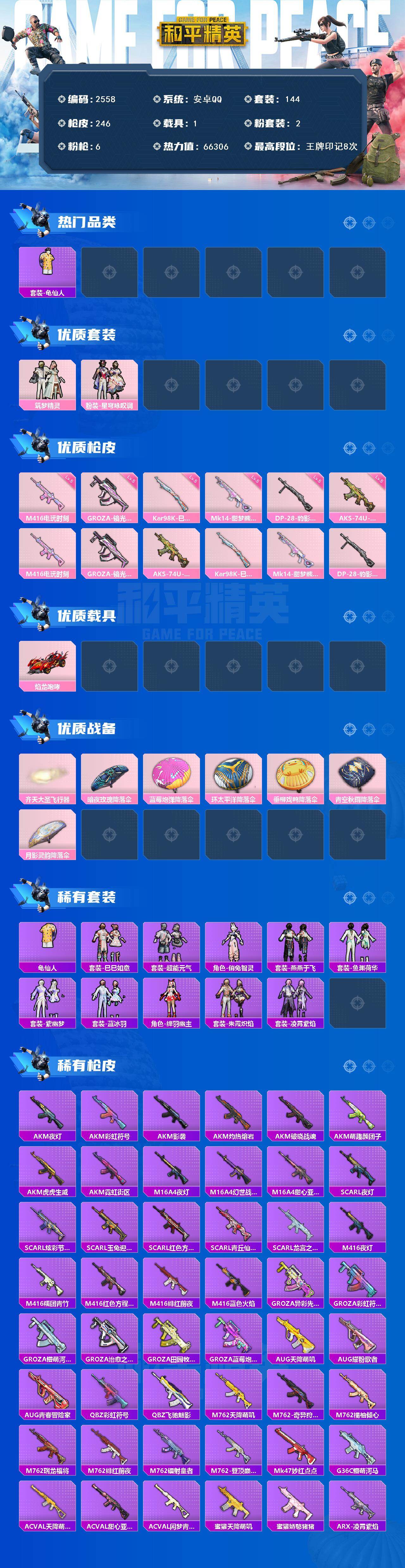 HPCMW465363和平精英账号详情图2