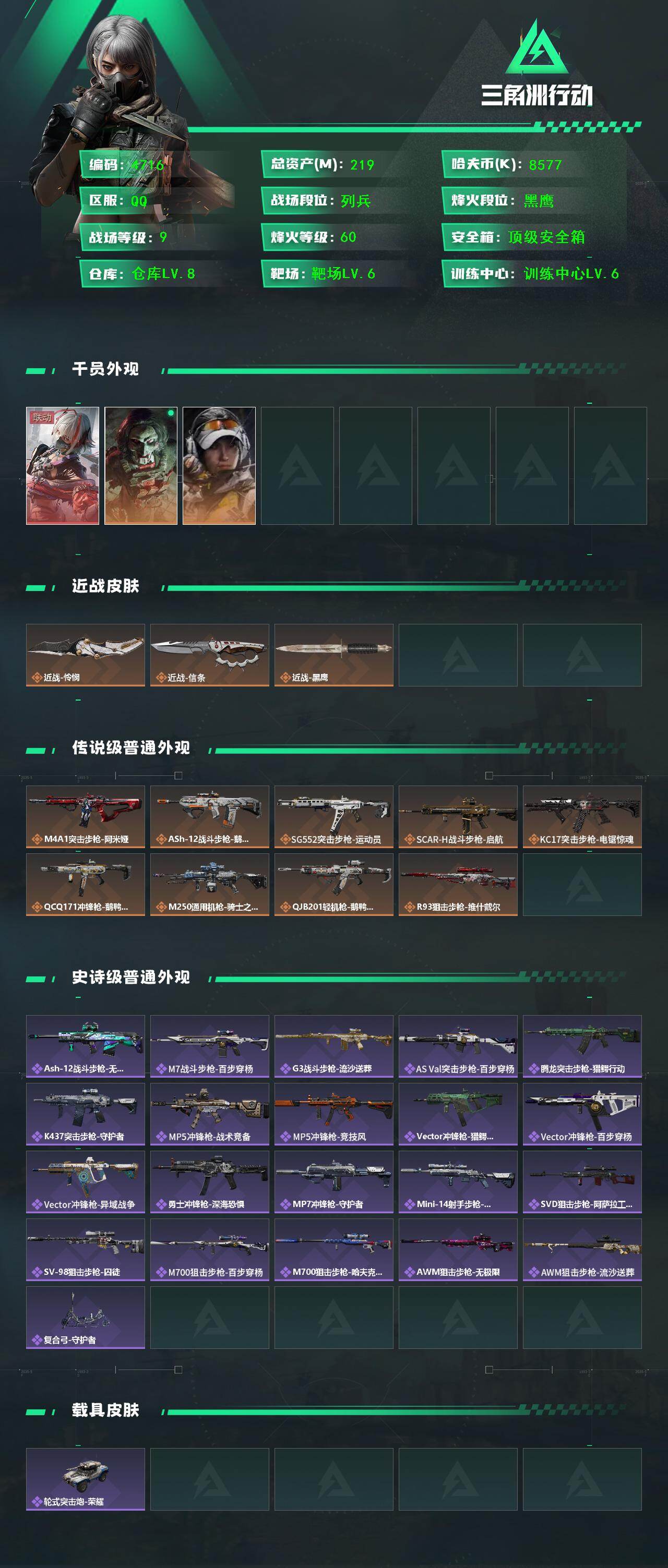 SJZCMW418814三角洲行动账号详情图2