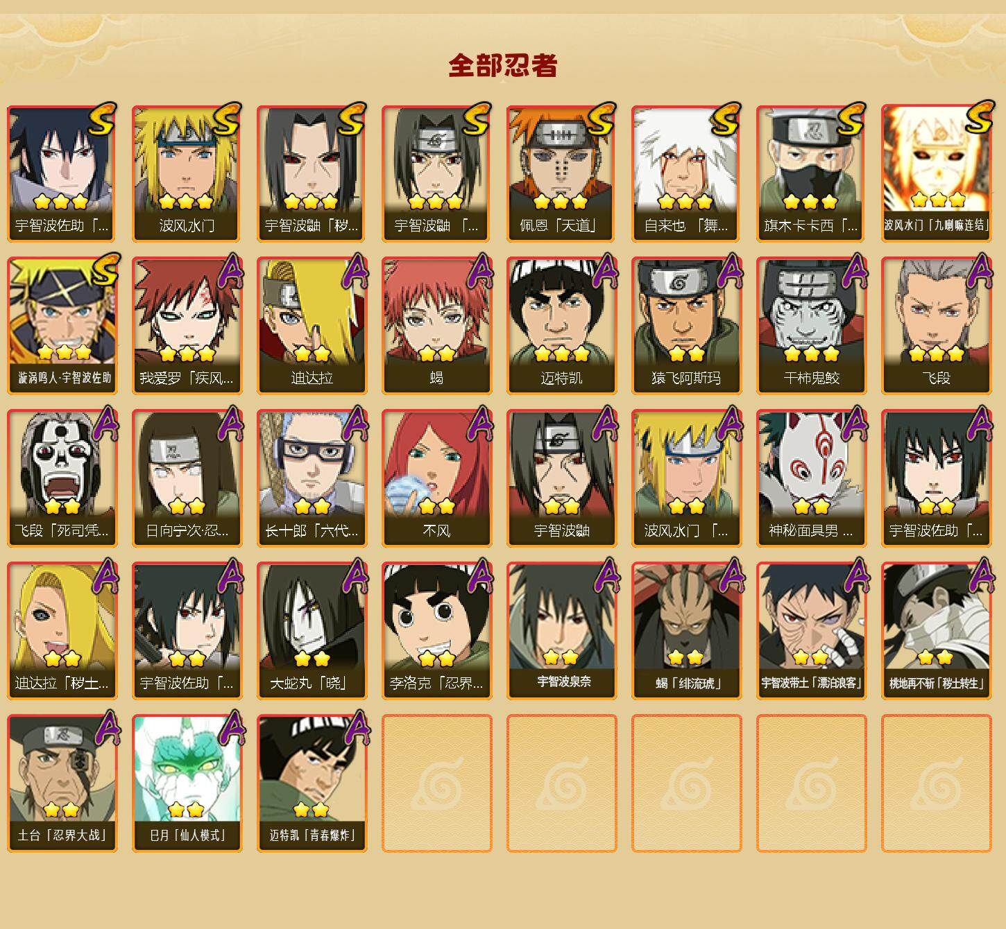 HYEY44774火影忍者账号详情图2