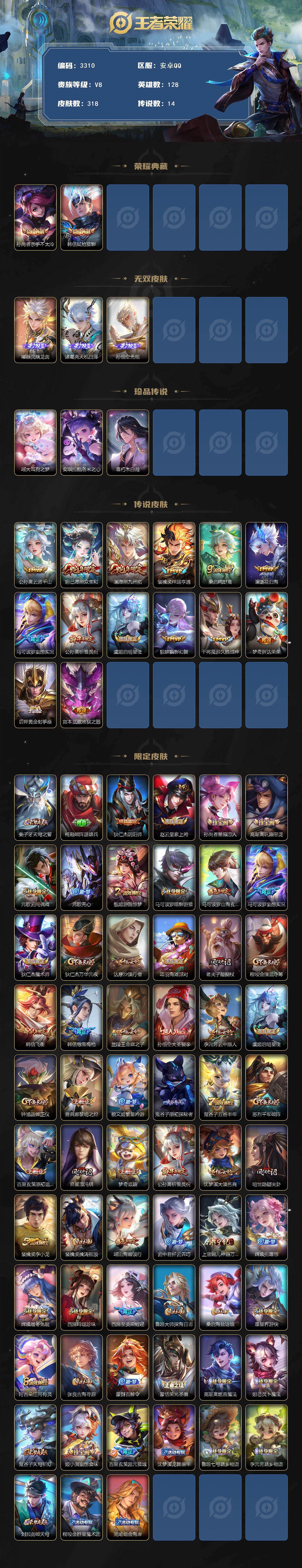 WZCMW473438王者荣耀账号详情图2