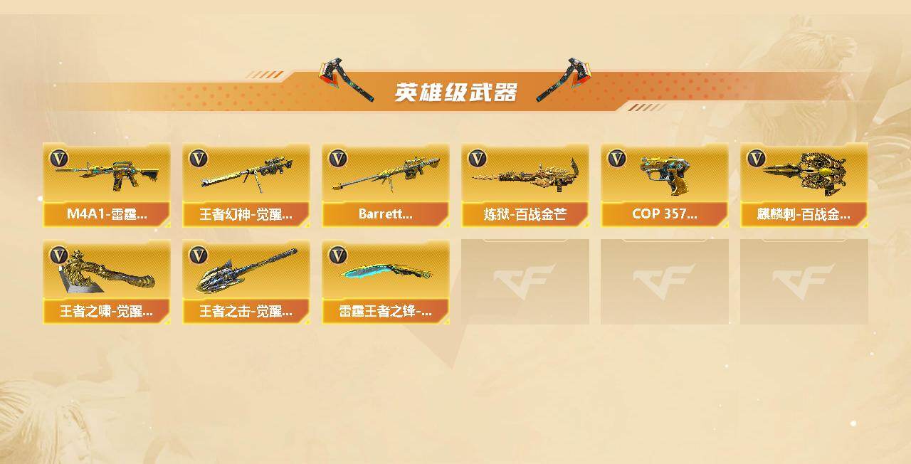 CFCMW421610穿越火线账号详情图3