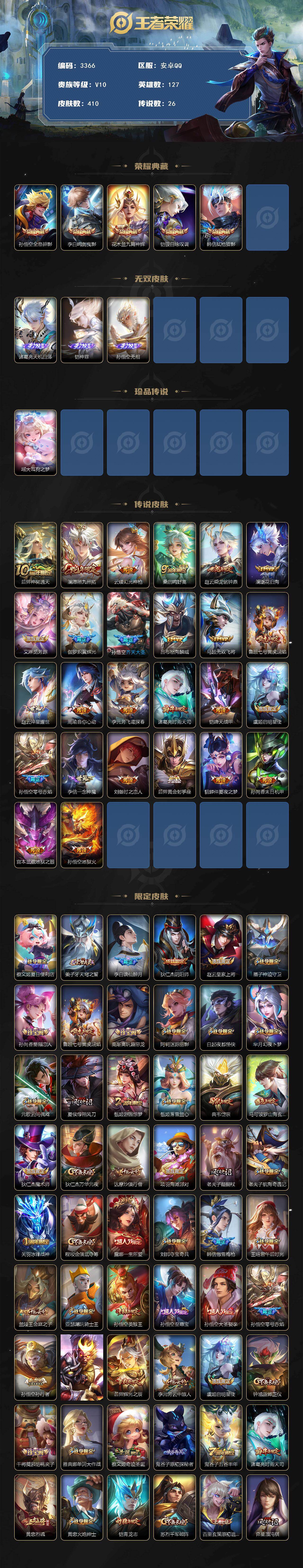 WZCMW473883王者荣耀账号详情图2