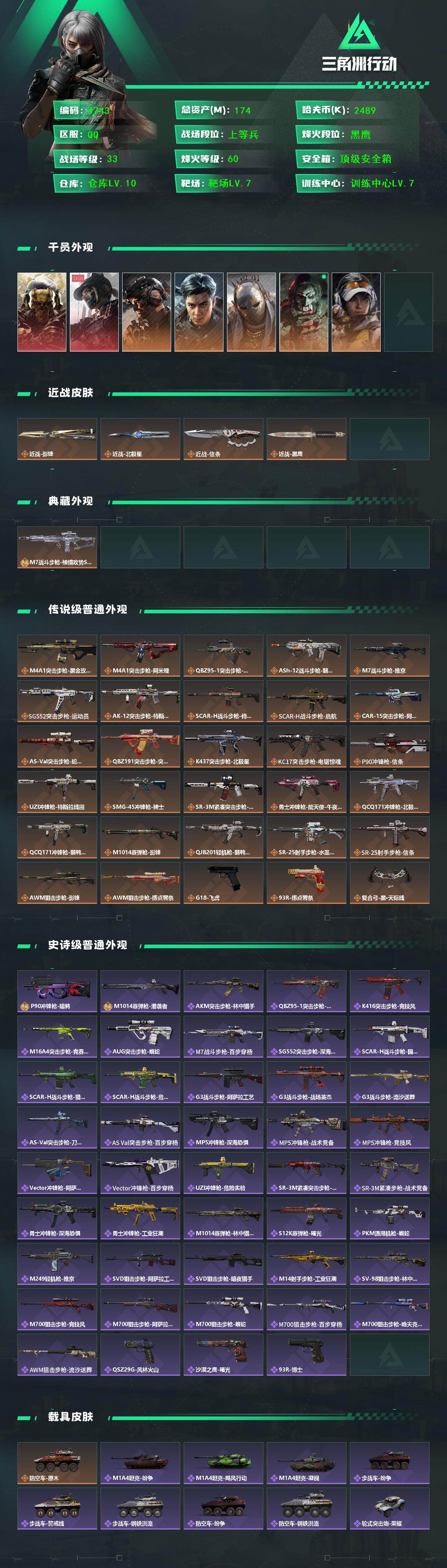 SJZCMW419233三角洲行动账号详情图2