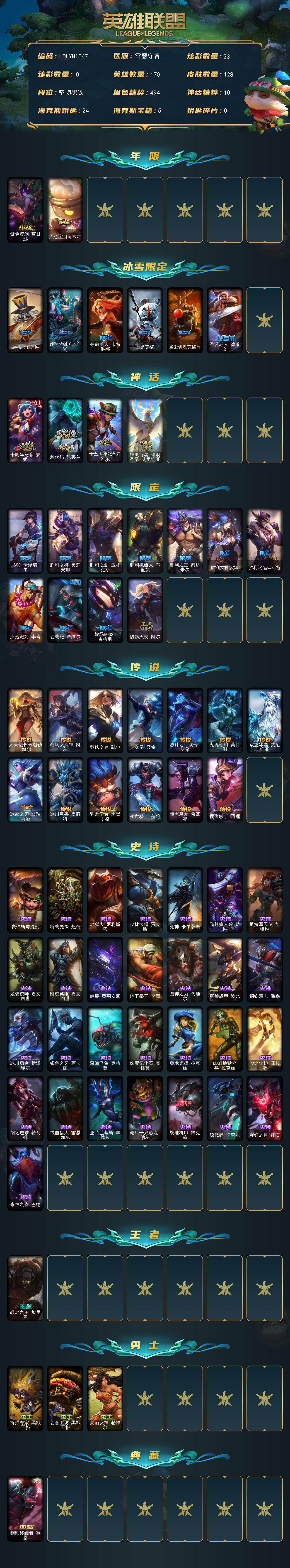 LOLEY47597英雄联盟账号详情图2