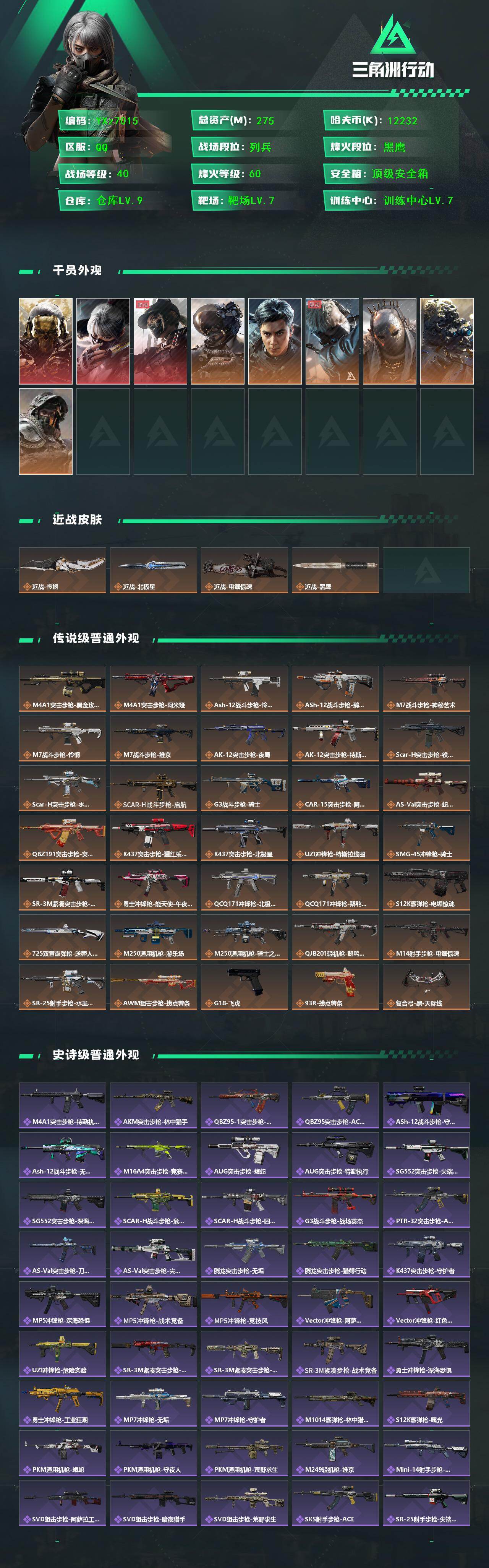 SJZCMW431221三角洲行动账号详情图2