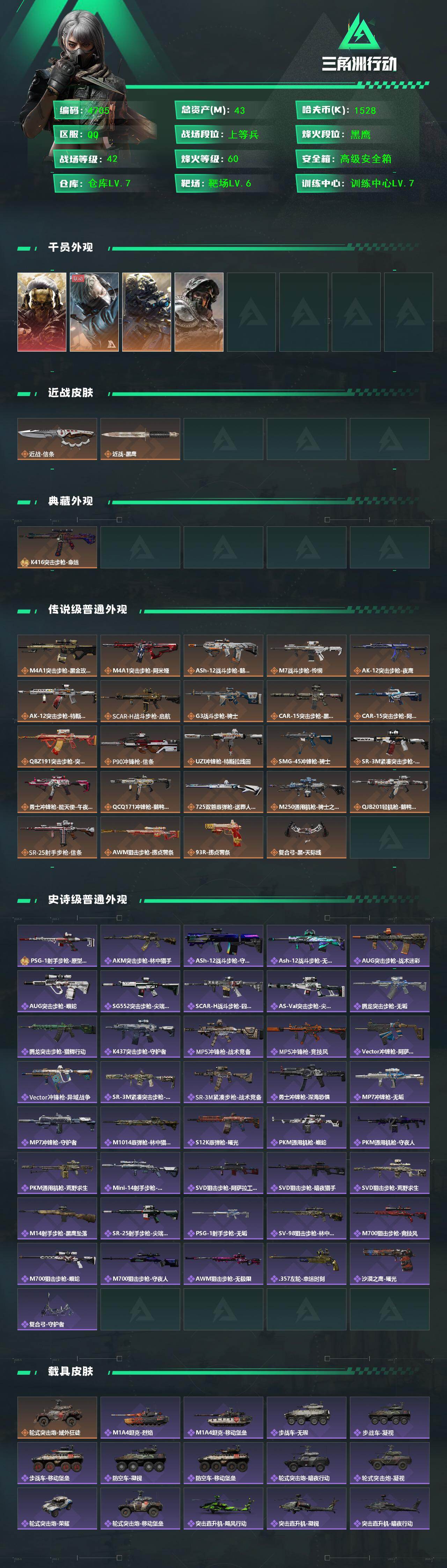 SJZCMW418866三角洲行动账号详情图2