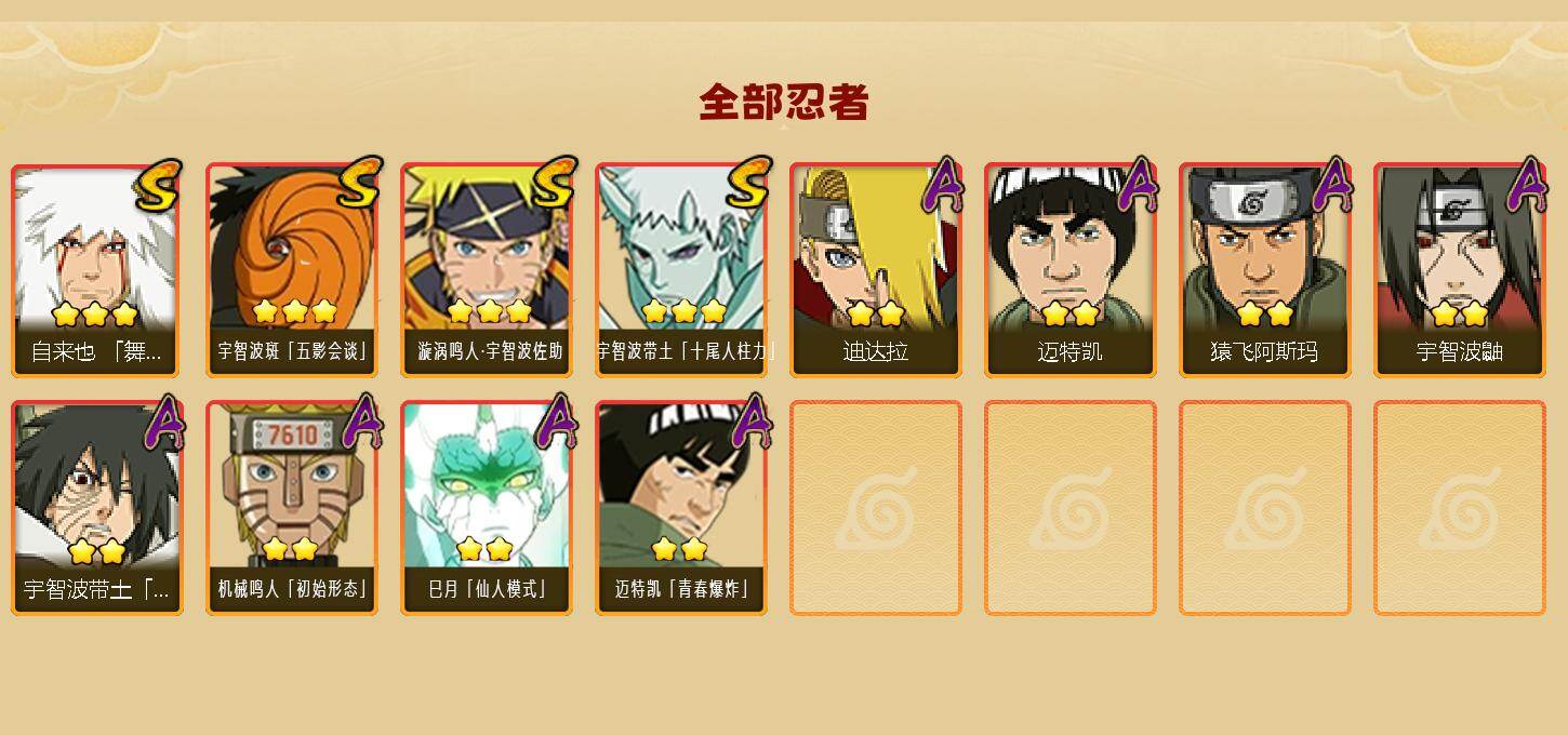 HYEY44794火影忍者账号详情图2