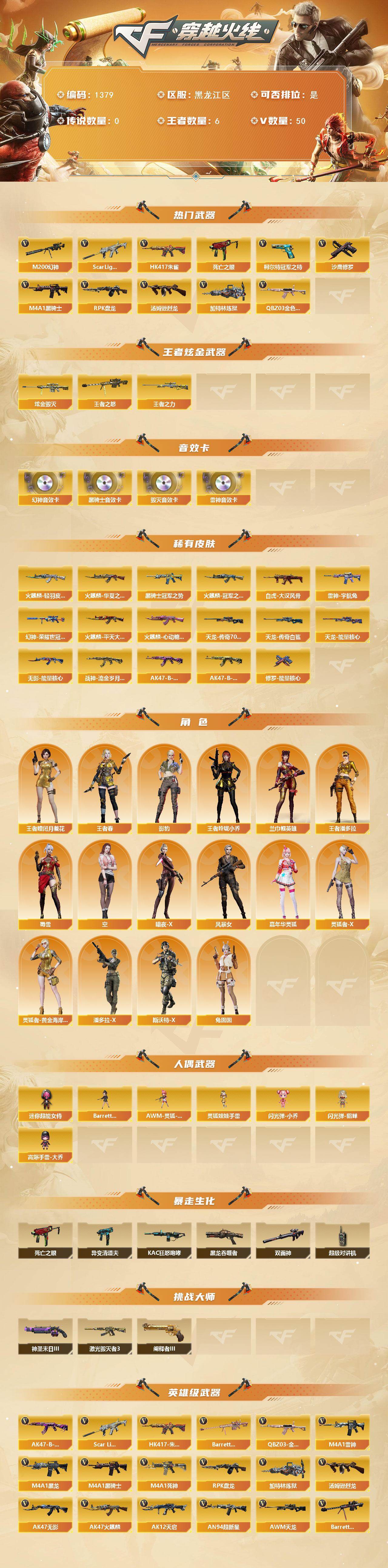 CFCMW421877穿越火线账号详情图2