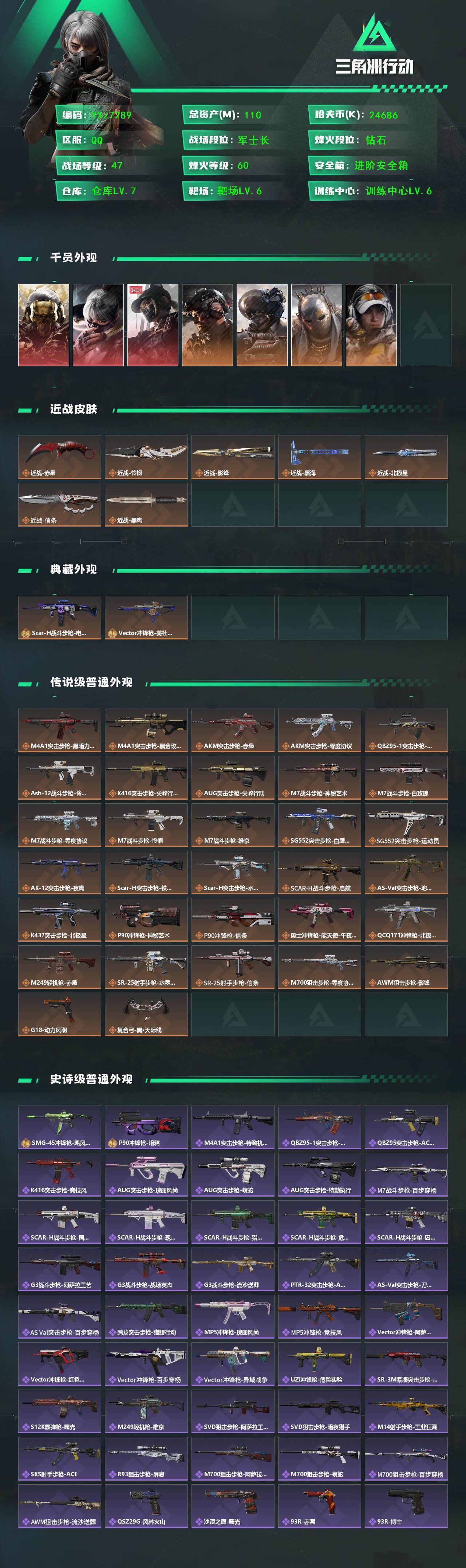 SJZCMW431182三角洲行动账号详情图2