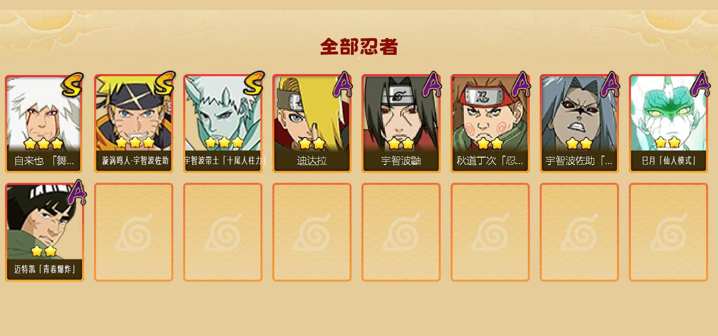 HYEY44865火影忍者账号详情图2