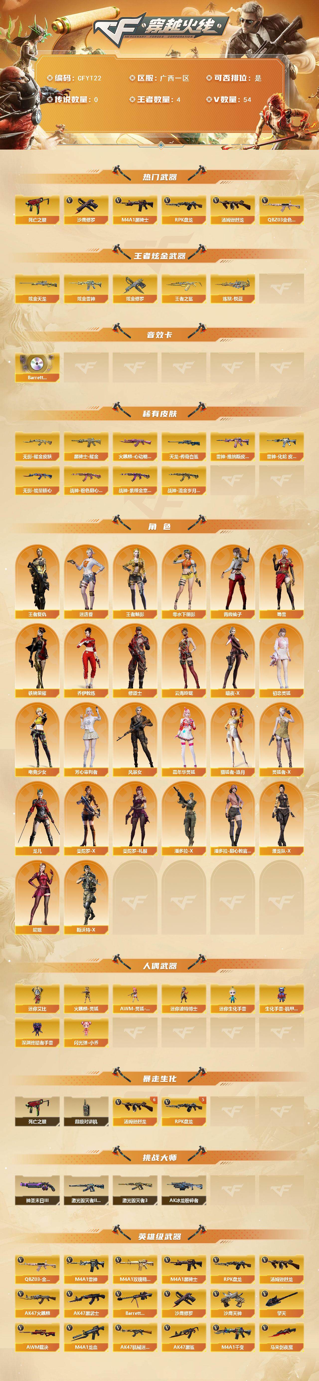 CFEY414984穿越火线账号详情图2