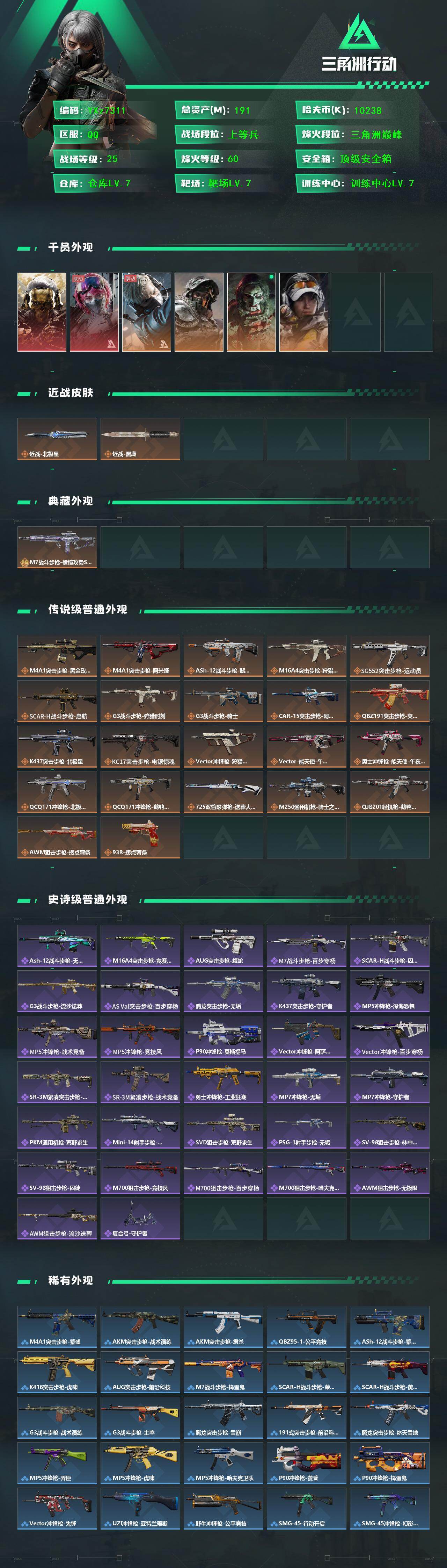 SJZCMW420176三角洲行动账号详情图2 SJZCMW420176三角洲行动账号详情图2
