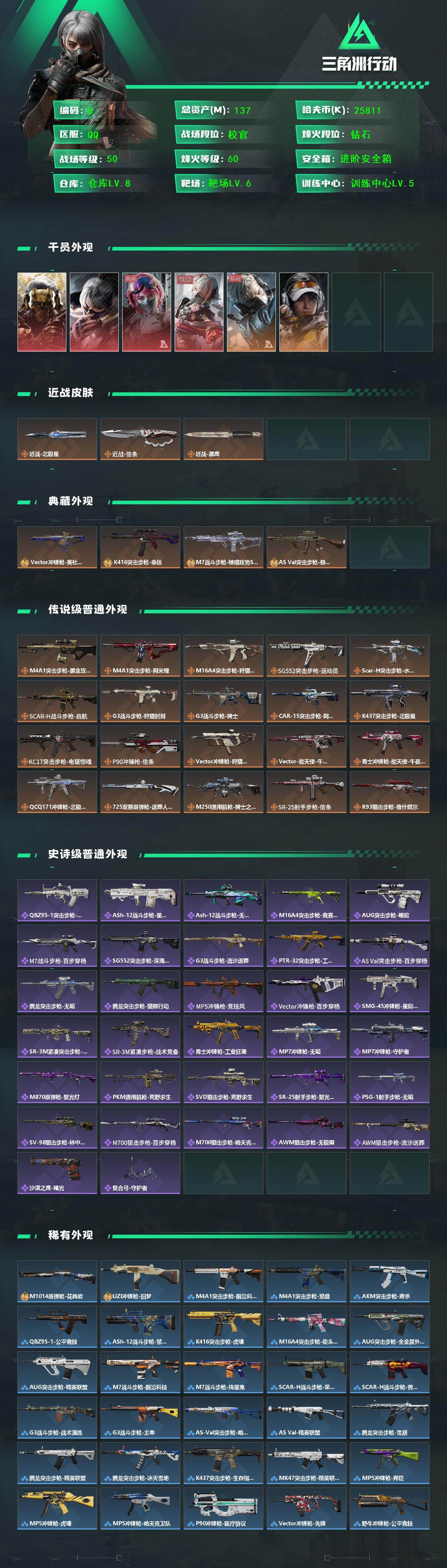 SJZQM435454三角洲行动账号详情图4