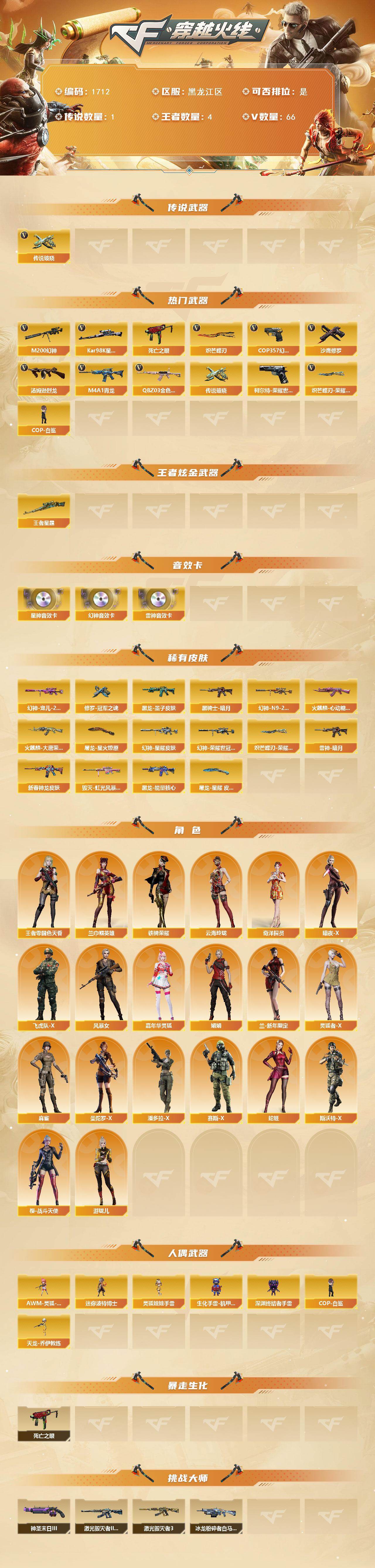 CFQM414816穿越火线账号详情图3