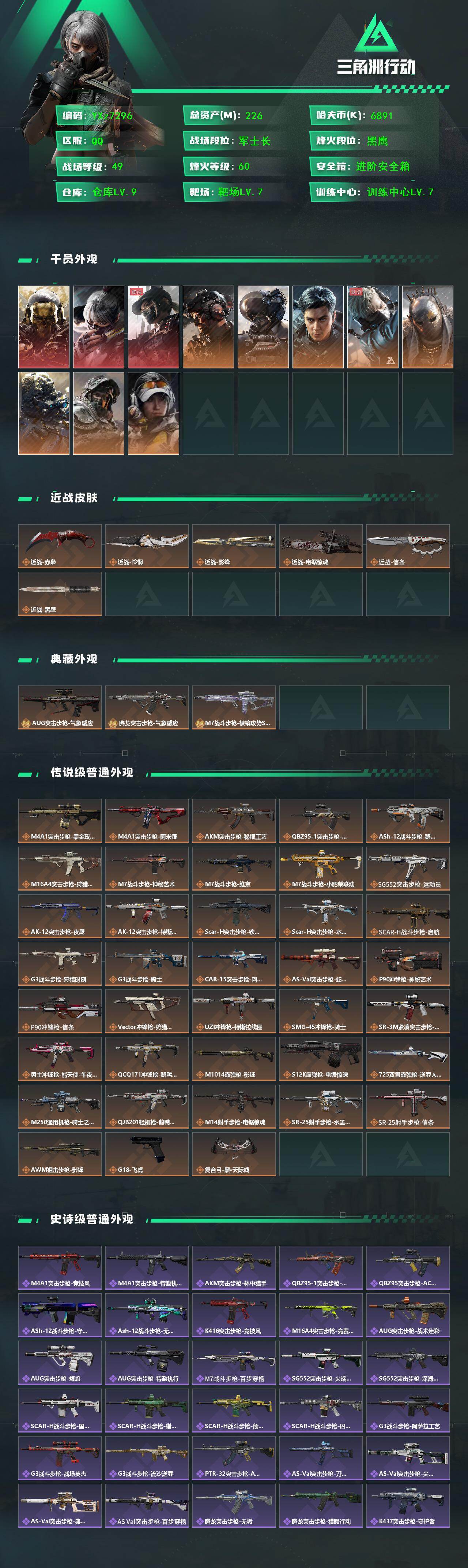 SJZCMW431217三角洲行动账号详情图2