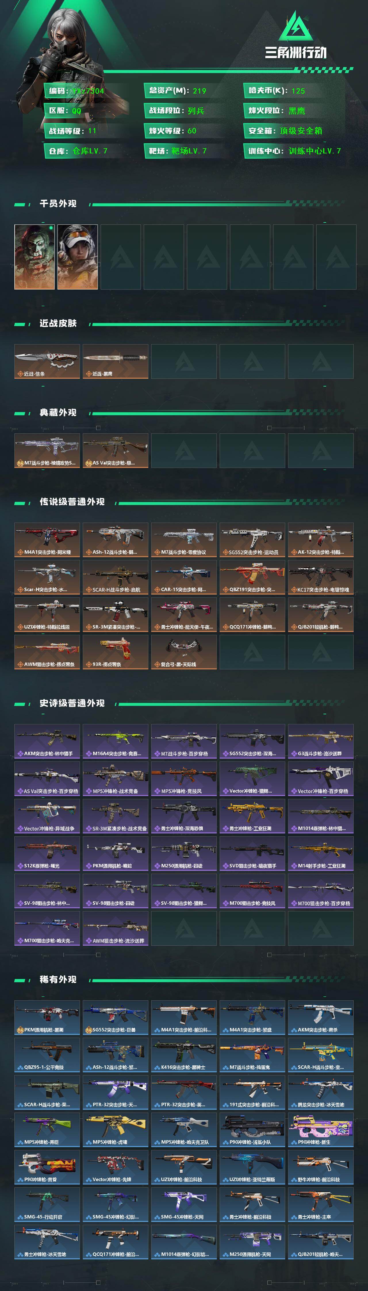 SJZCMW431206三角洲行动账号详情图2