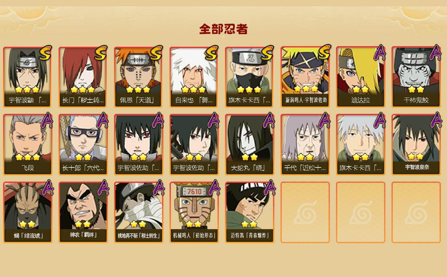 HYEY44928火影忍者账号详情图2