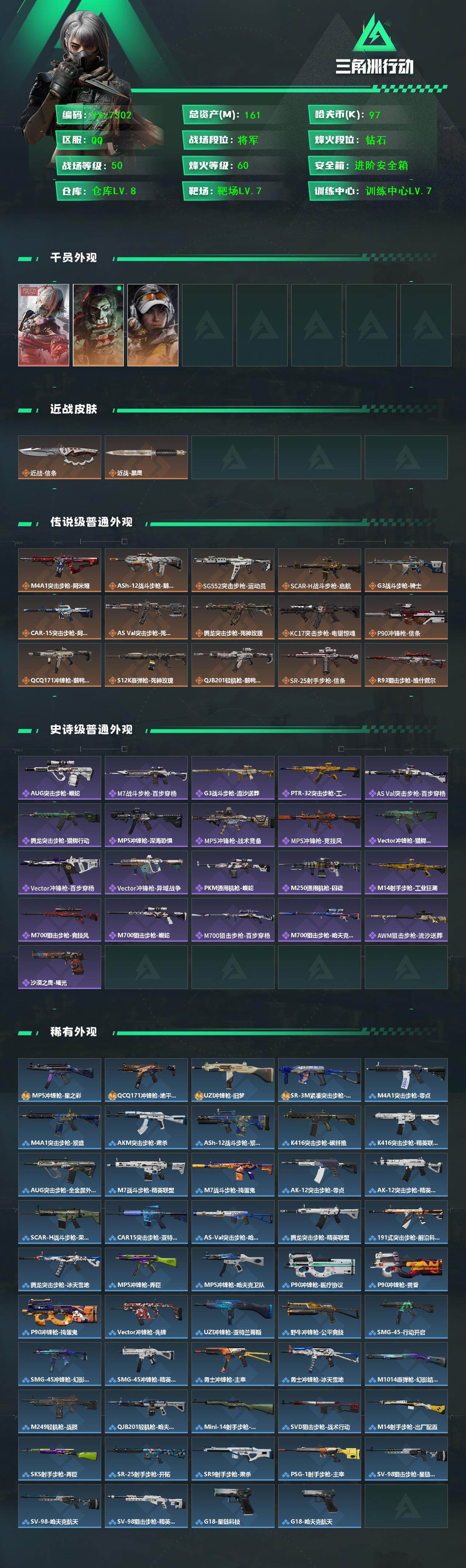 SJZCMW431201三角洲行动账号详情图2