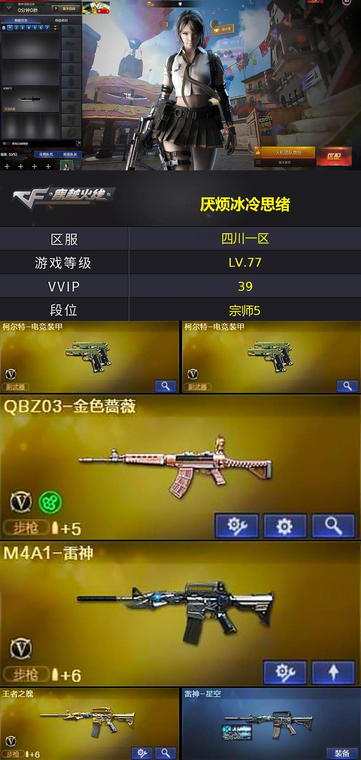 CFCMW429878穿越火线账号详情图2