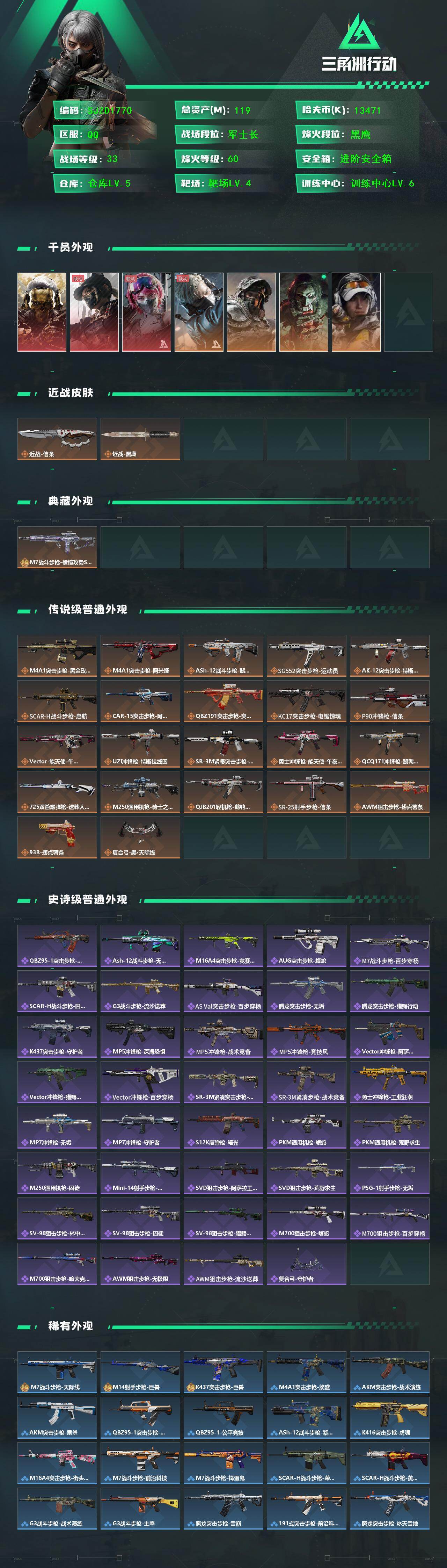 SJZQM420071三角洲行动账号详情图3