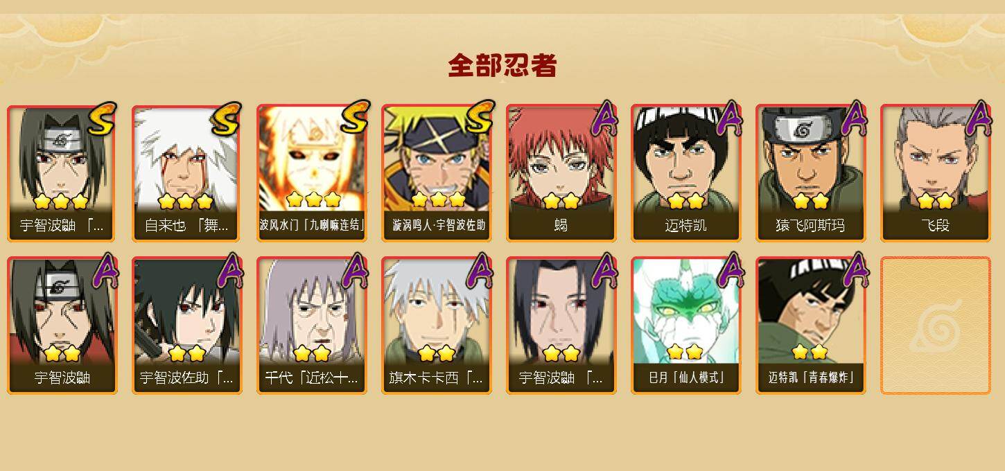 HYKG45129火影忍者账号详情图2