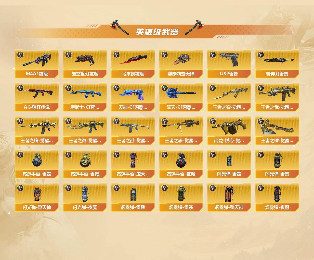 CFQM415043穿越火线账号详情图4