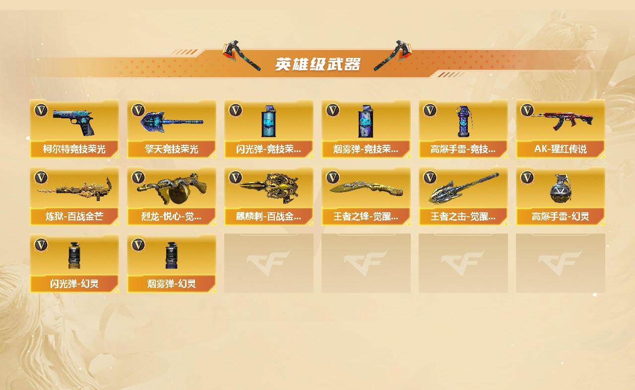 CFCMW428010穿越火线账号详情图3