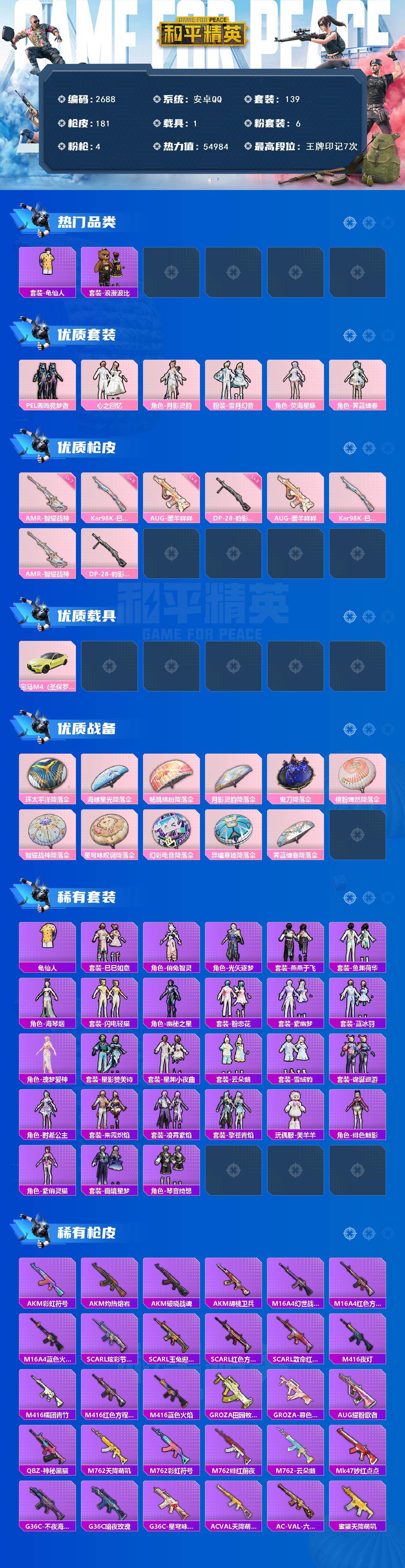 HPCMW464602和平精英账号详情图2