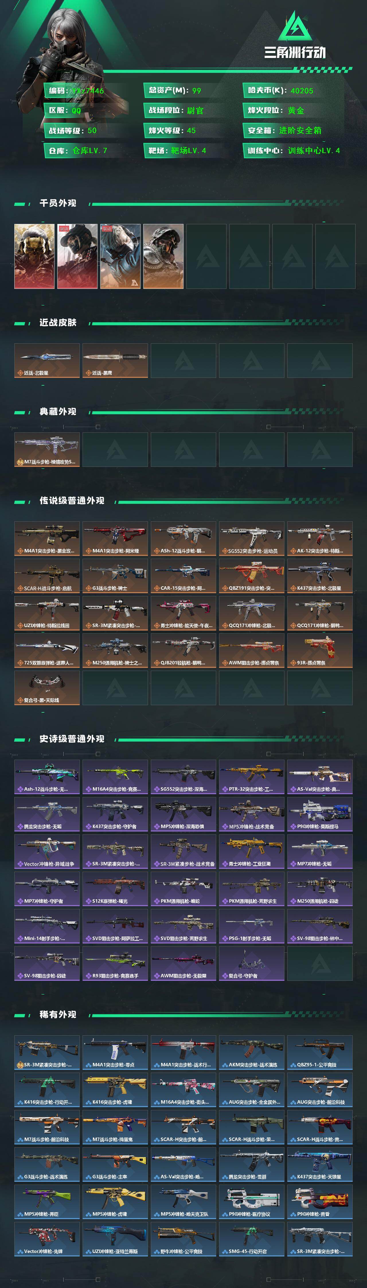 SJZCMW421091三角洲行动账号详情图2