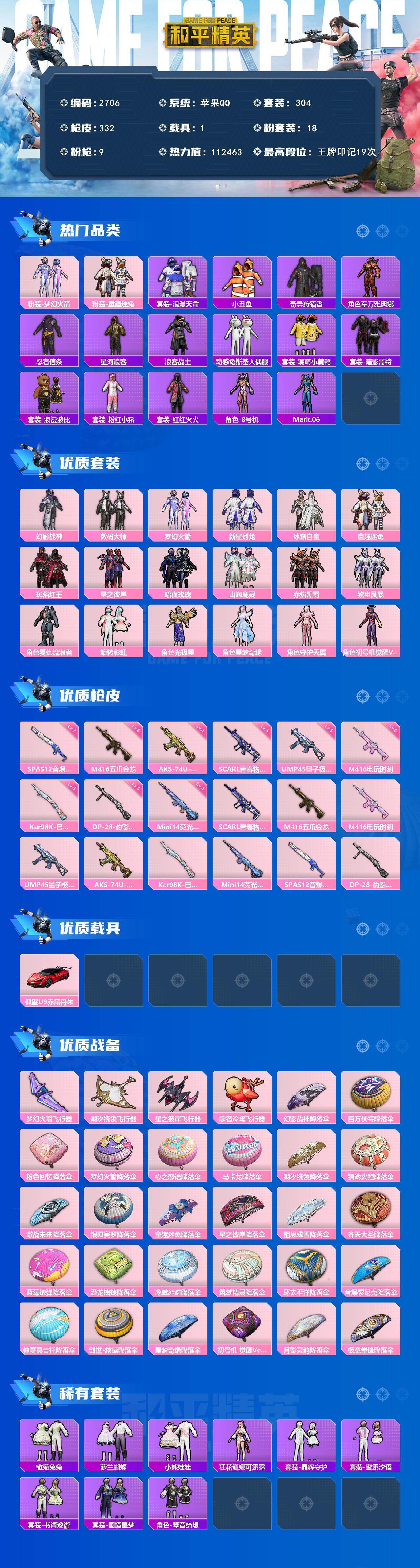 HPCMW464615和平精英账号详情图2