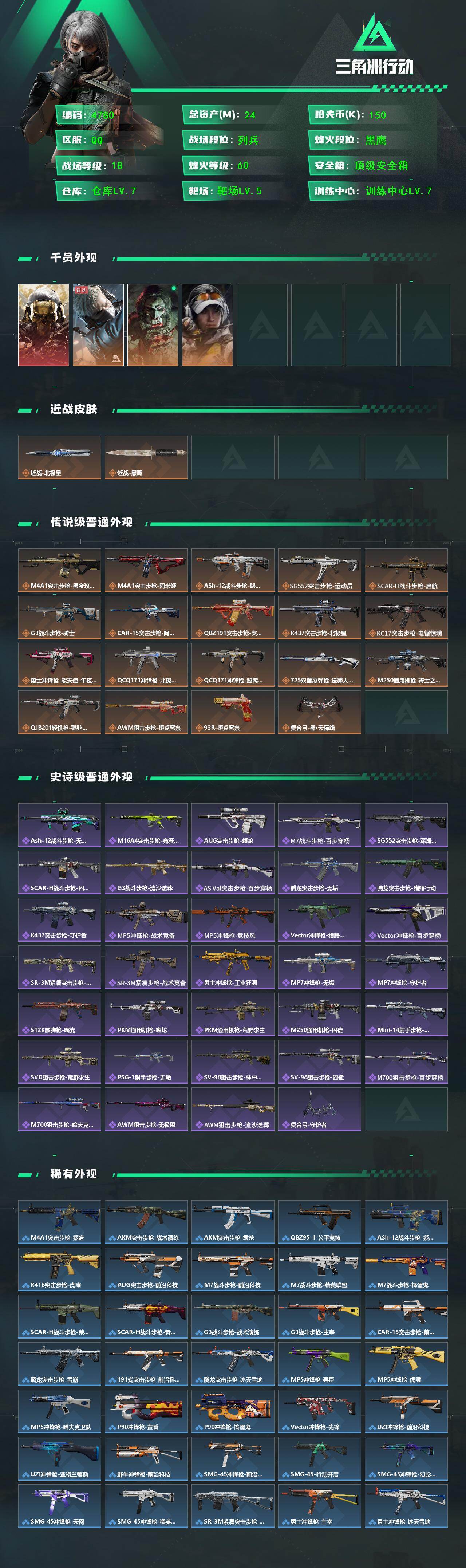 SJZCMW433516三角洲行动账号详情图2