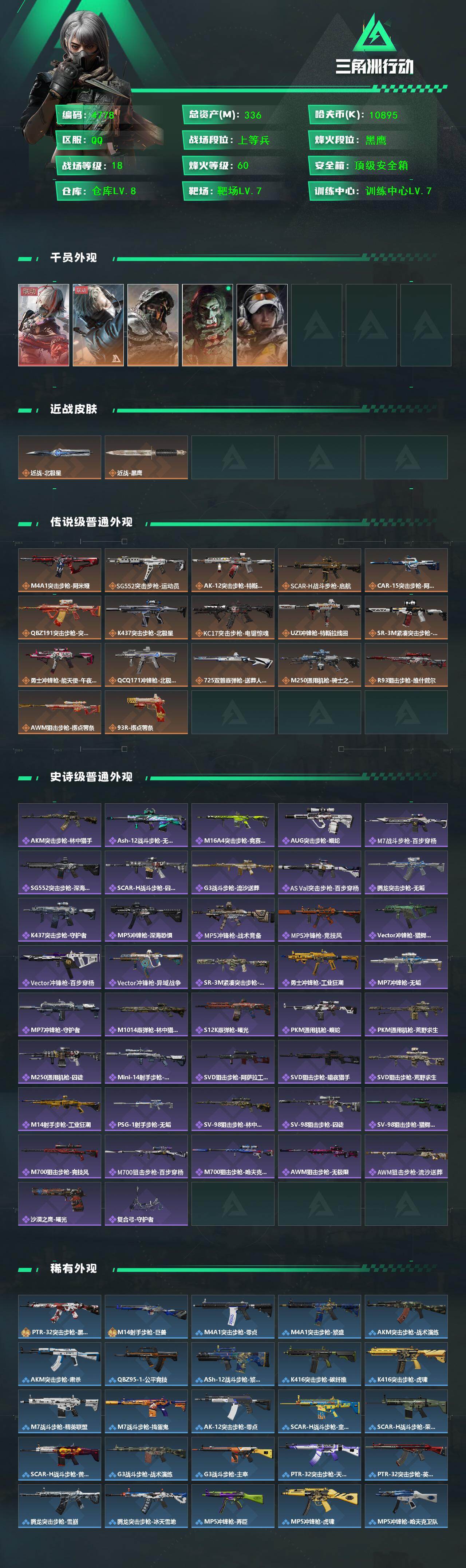 SJZCMW433514三角洲行动账号详情图2