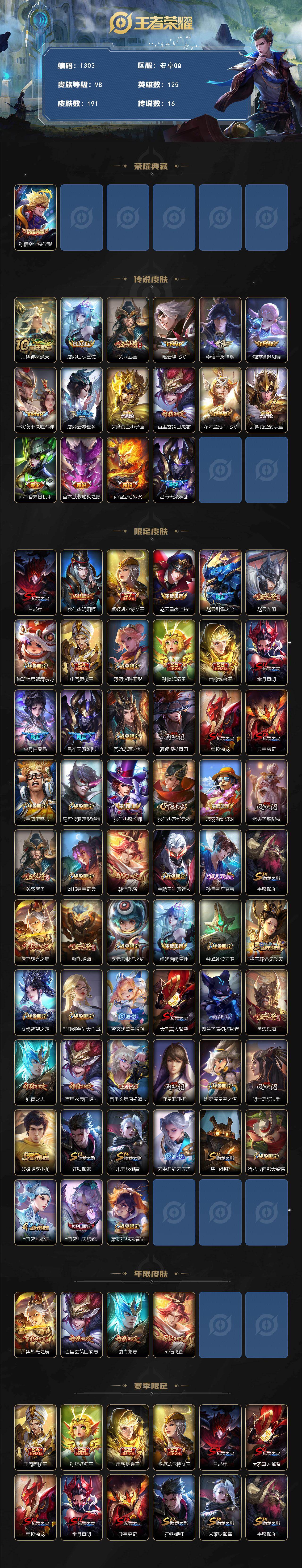 WZKG491551王者荣耀账号详情图2