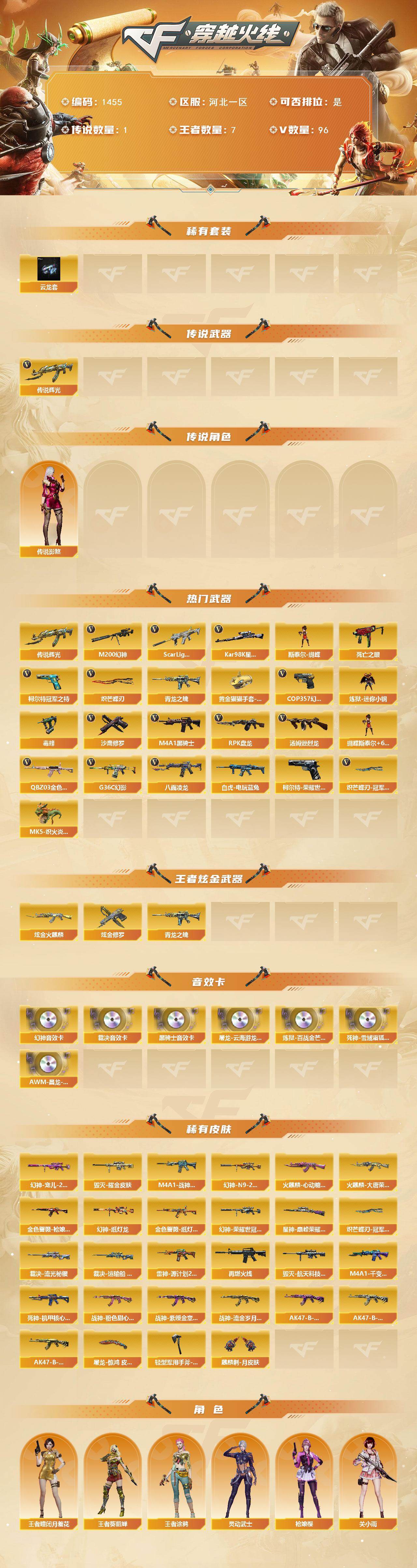 CFCMW422240穿越火线账号详情图2