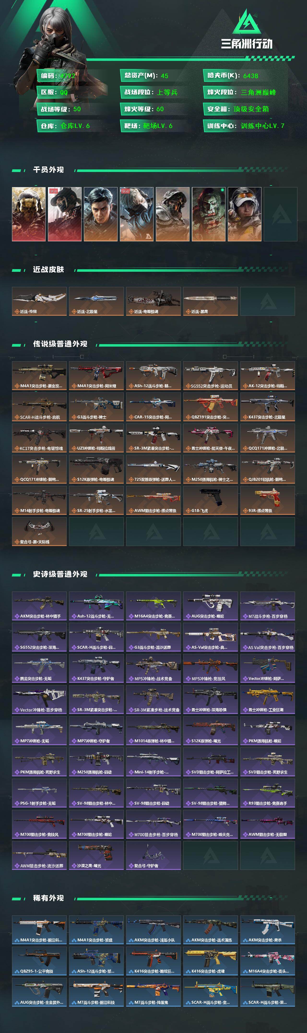 SJZCMW433526三角洲行动账号详情图2