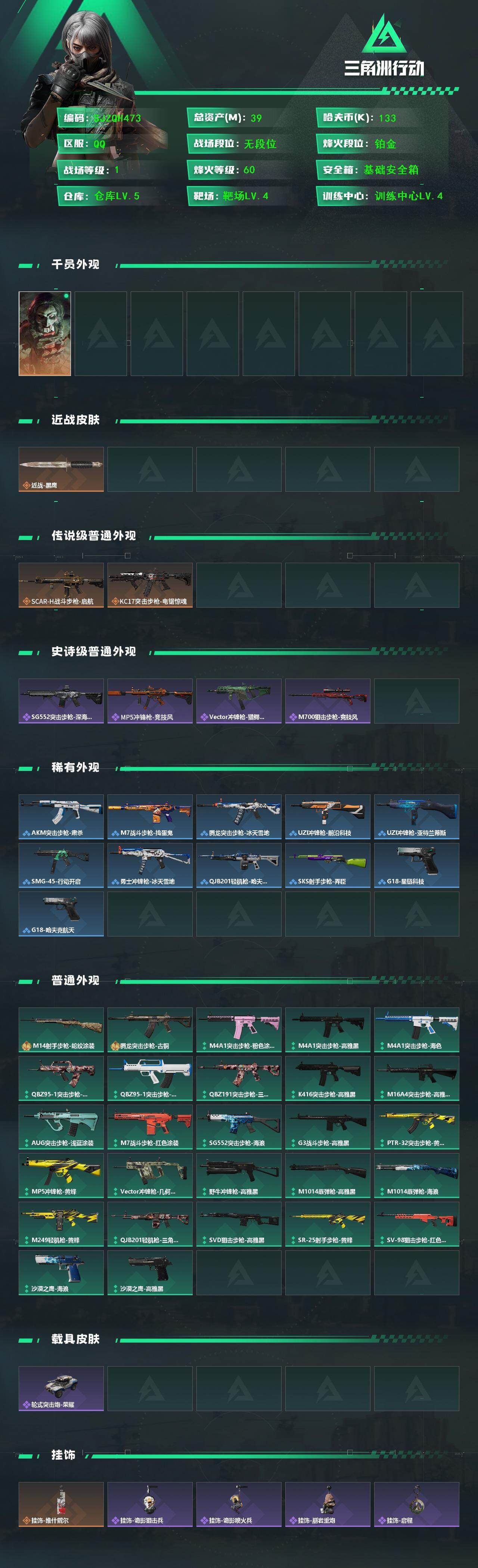 SJZEY421143三角洲行动账号详情图2