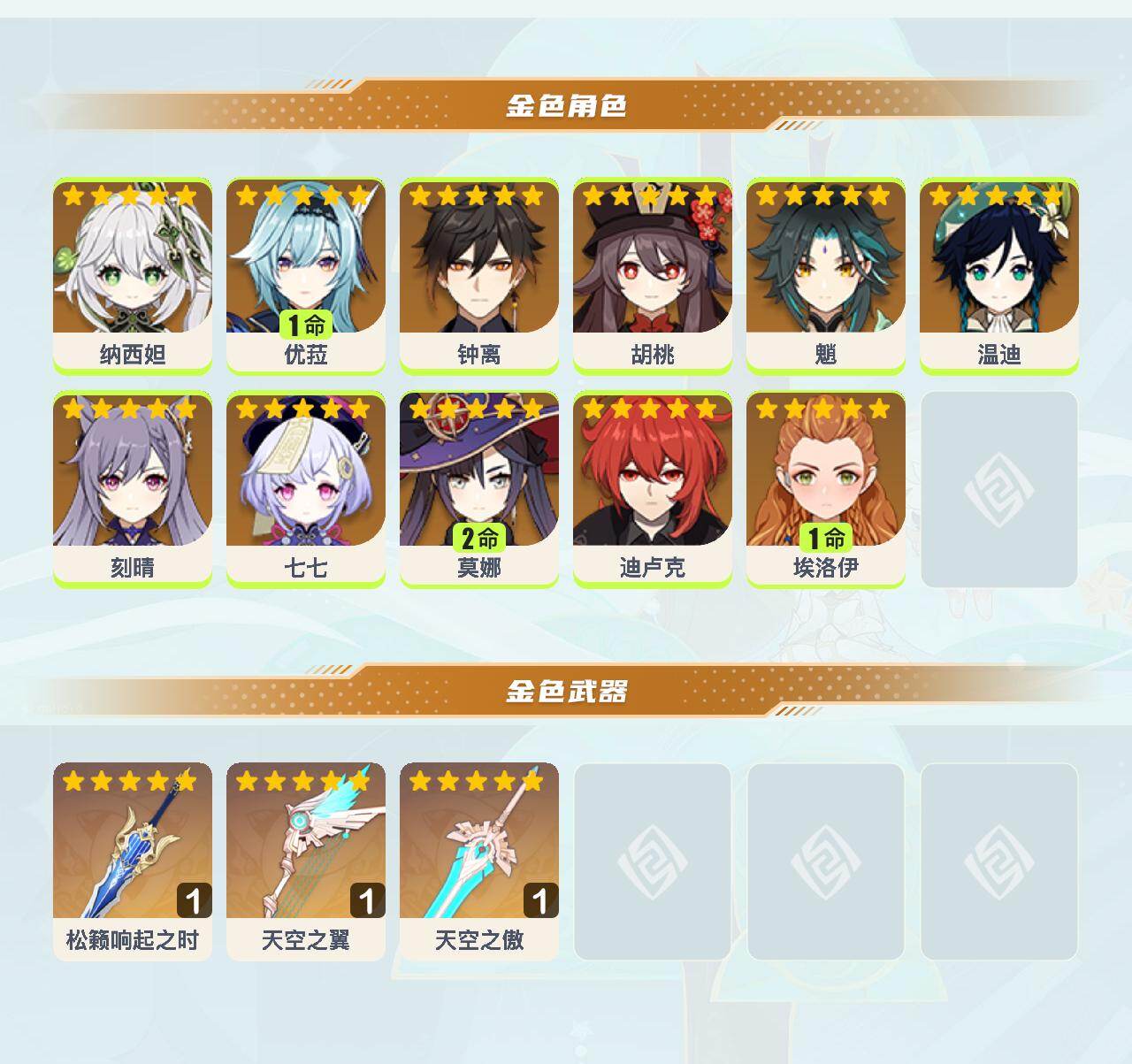 YSEY41356原神账号详情图3