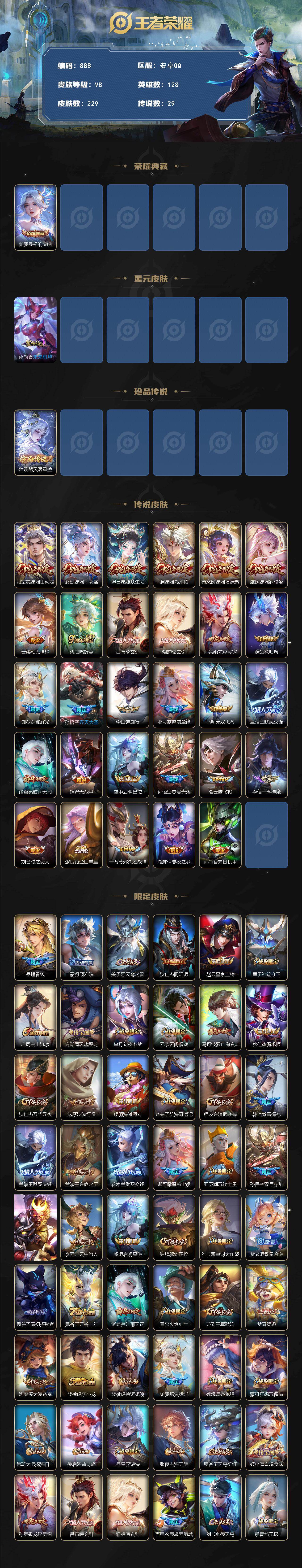 WZLFY480327王者荣耀账号详情图2