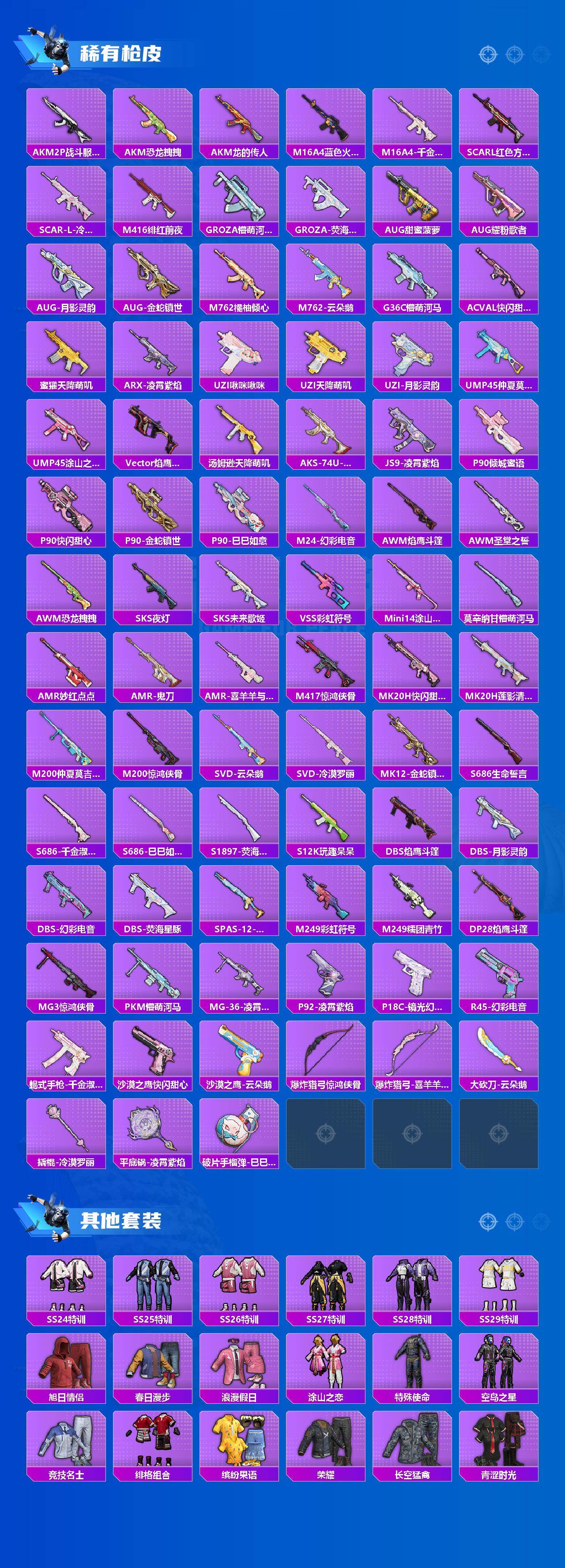 HPQYYX442039和平精英账号详情图3 HPQYYX442039和平精英账号详情图3