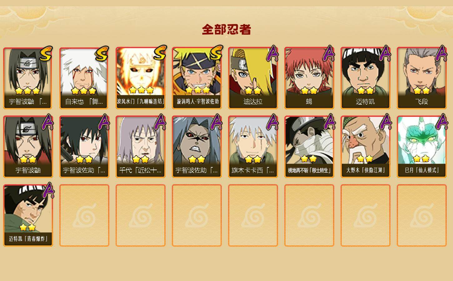 HYKG45283火影忍者账号详情图2