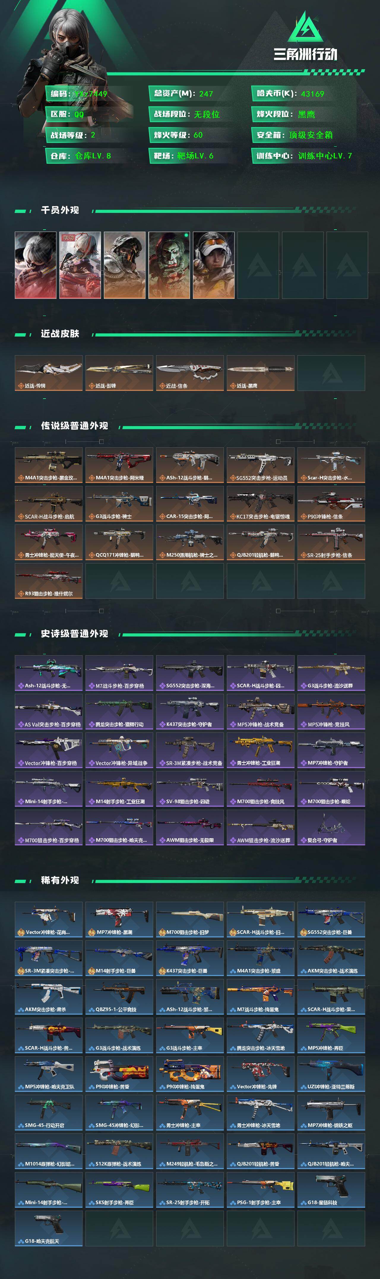 SJZCMW431309三角洲行动账号详情图2