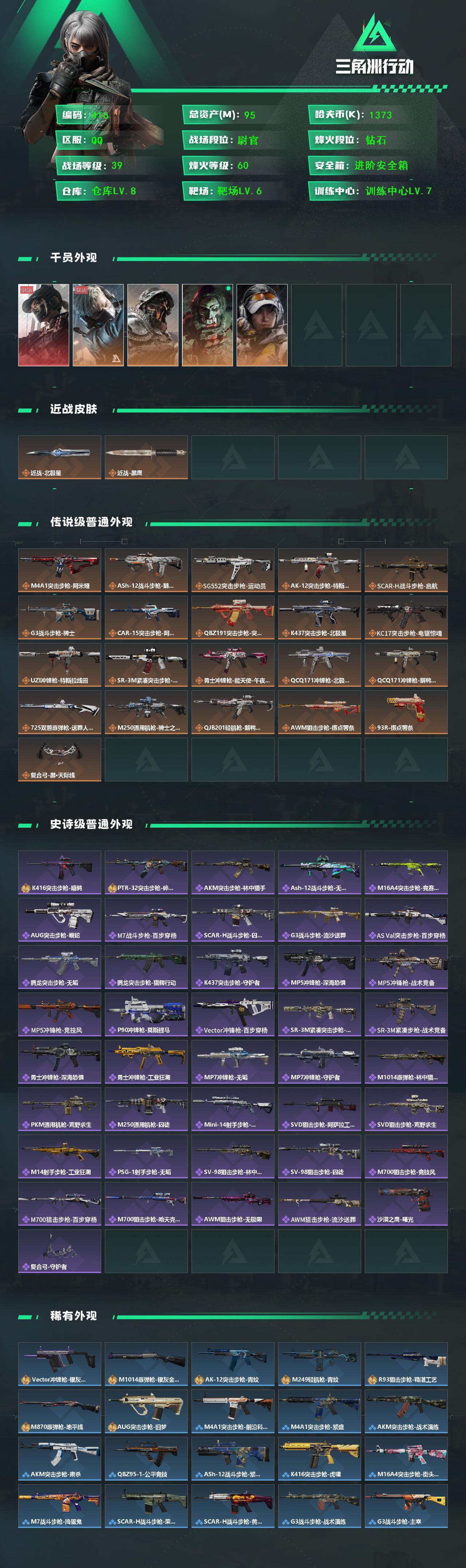 SJZCMW425961三角洲行动账号详情图2