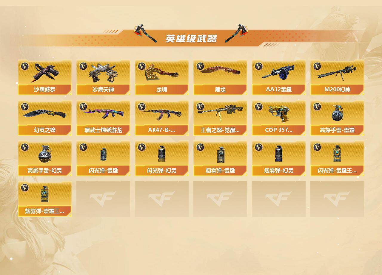 CFCMW421382穿越火线账号详情图3