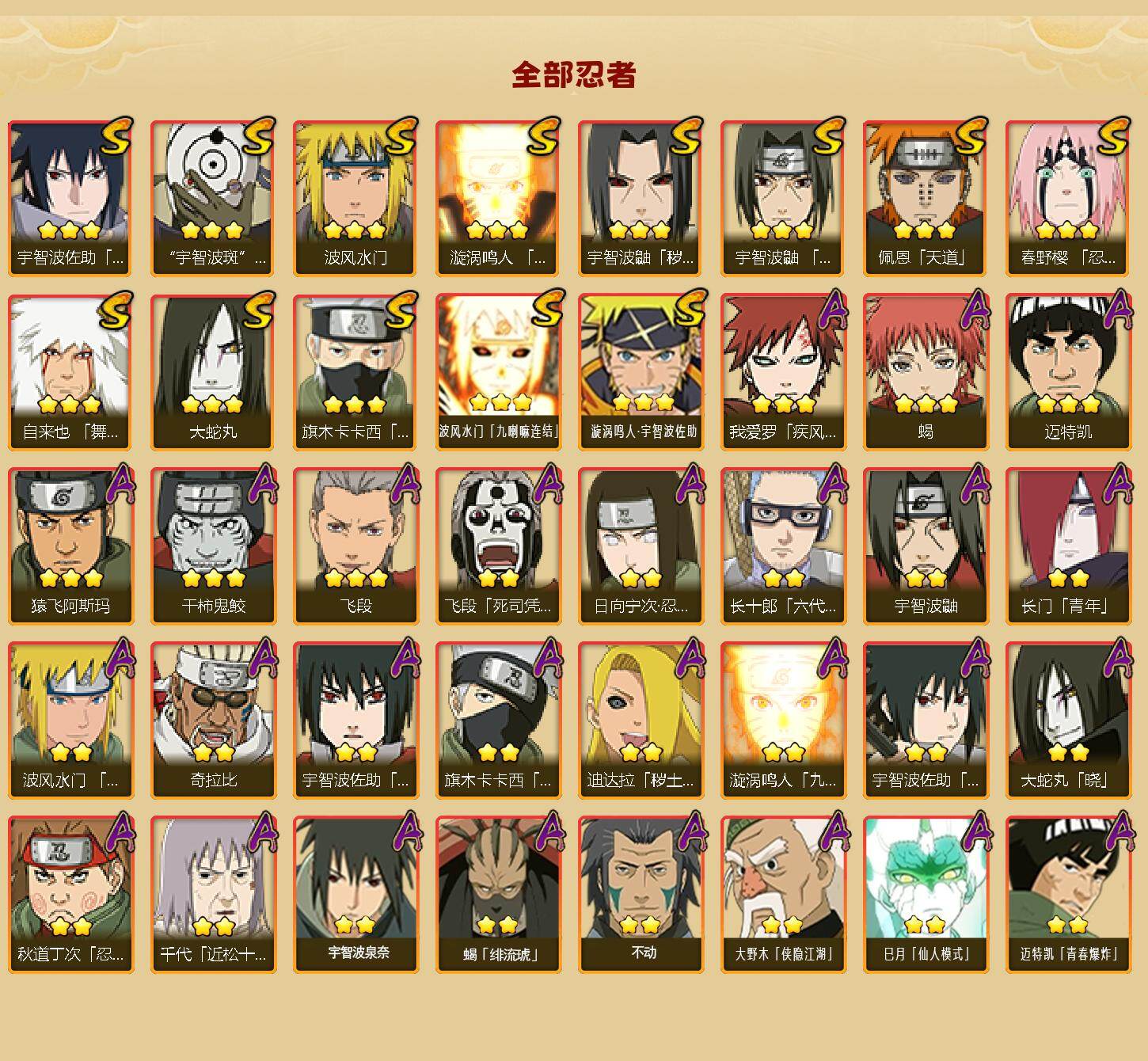 HYEY45333火影忍者账号详情图2