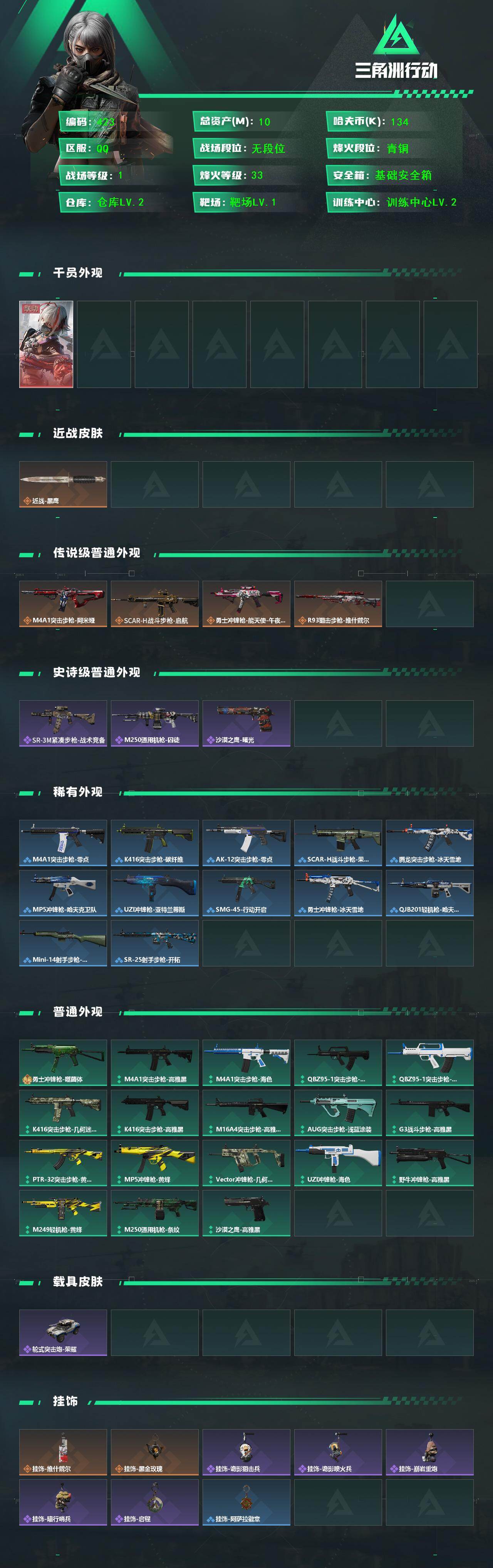 SJZCMW425895三角洲行动账号详情图2