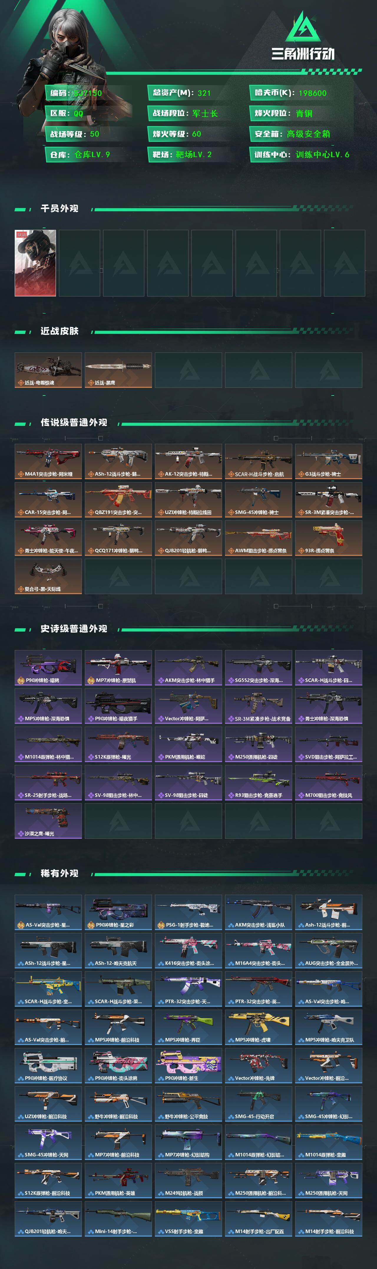 SJZEY422215三角洲行动账号详情图2